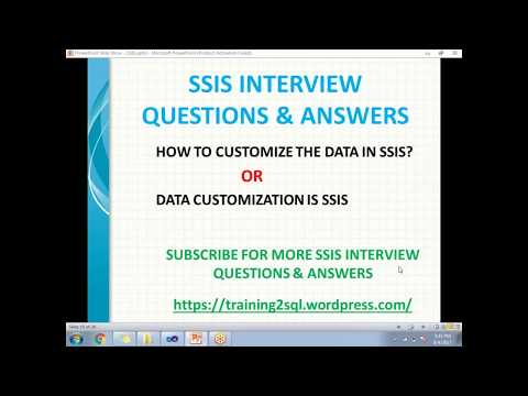 HCL SSIS Interview Questions