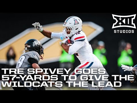 Tre Spivey Goes 57 Yards To Give the Wildcats the Lead