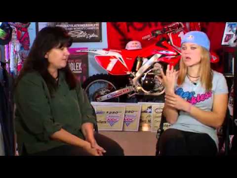 CNN   Deaf female motocross racer, Ashley Fiolek, overcomes