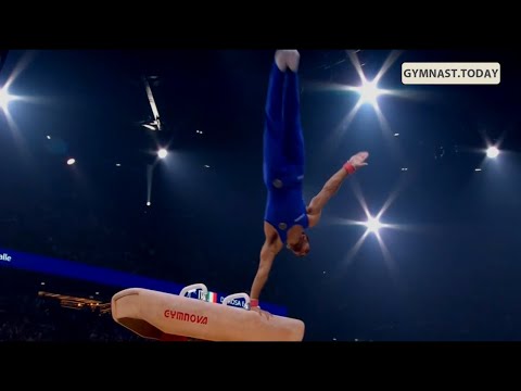 Top 3 in Men's Pommel Horse Final - 2023 Paris Gymnastics World Challenge Cup