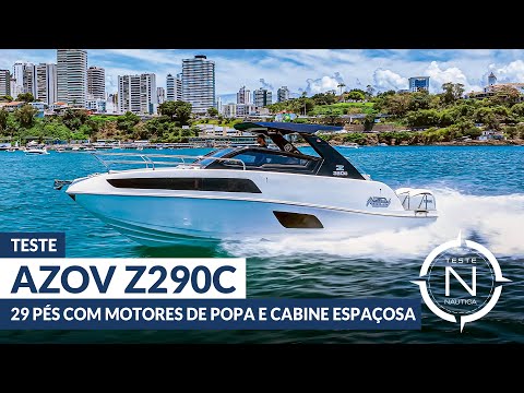 Teste Azov Z290C: a nova cabinada com motores de popa que surpreende | NÁUTICA