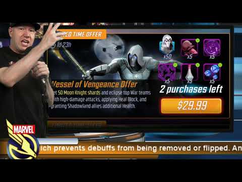 Free Dagger Shards Unresolved - Adam Warlock Red Stars - Offer Review - MARVEL Strike Force - MSF