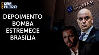 CASO MASTER: PF conclui depoimento de Vorcaro e liga alerta no gabinete de Moraes