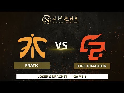 Fnatic vs Fire Dragoon | Game 1 | Dota 2 Asia Championships 2018-SEA Qualifier
