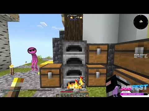 EPIC! MisterWiggly Takes on Chosen's Chunk by Chunk in Minecraft | Day 2