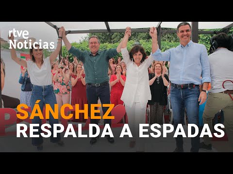 Sánchez supports the Socialist candidate for the Andalusian regional government at an event in Gr...