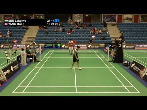 Match point - Lakshya Sen vs Brian Yang - MS, SF - Denmark Masters 2021