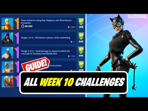 *ALL* WEEK 10 EPIC AND LEGENDARY QUESTS GUIDE | Fortnite Chapter 2 Season 6