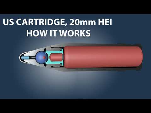 US Cartridge, 20mm HEI. How it works