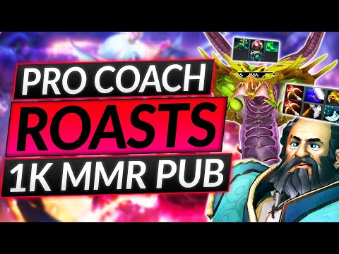 1K MMR HERALD Game is MAKING ME LOSE MY MIND - Pro Coach Analysis - Dota 2 Guide