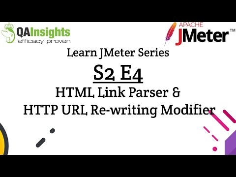 S2E4 Learn JMeter Series - HTML Link Parser and HTTP URL Re-writing Modifier