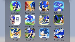 Sonic Live Gameplay: Runners & Sonic the Hedgehog Episode Games (iOS Gameplay)