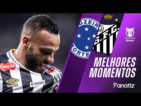 Cruzeiro 1x2 Santos | Highlights | #Brasileirão2025