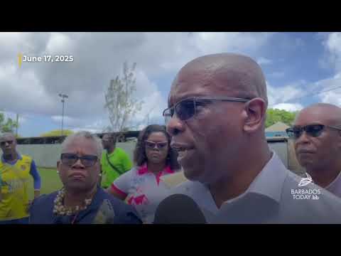 Sport Minister Charles Griffith gives update on $30 million capital works projects