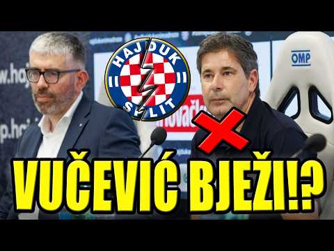 🔴VUČEVIĆU OTKAZ ILI OSTAVKA? HAJDUK NIJE ZNAO OBJASNITI🔴