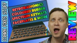 Reviewing the RetroRadionics ZX Spectrum Coloured Rubber Key mats, Faceplates & Membranes!