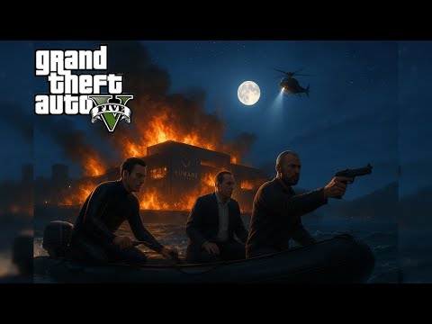 GTA V - FABUŁA [#18] | 🌙 POD OSŁONĄ NOCY... 💣 SKOK NA HUMANE LABS! 🔫🚁🔥
