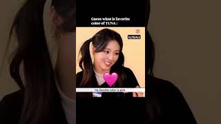 Yuna&#39;s favorite color? 😁 #shorts #youtubeshorts #itzy #midzy #yuna #kpop #fyp