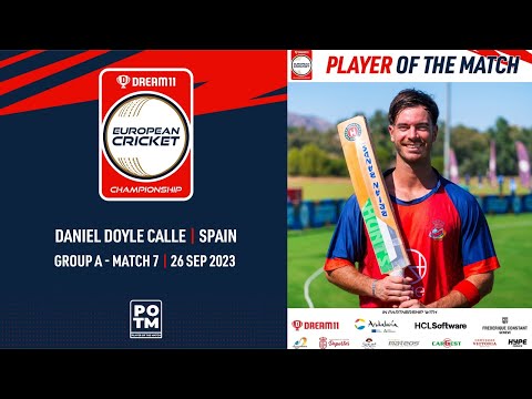 POTM: D. Doyle Calle - ESP vs IOM | Highlights | Dream11 ECC23 | 26 Sep 2023 | ECC23.007