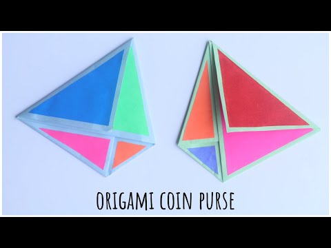 Origami Coin Purse | Paper Wallet | Paper Purse Craft