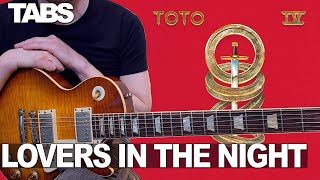 Toto - lovers In The Night | Guitar cover WITH TABS |