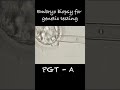 Embryo biopsy for genetic testing | PGT A | dr ashwin | kjk hospital | #ivf #infertility  #mom