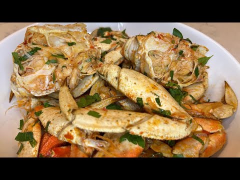 Receita de Caranguejo - Muito Simples e Rapida - How I Make Crab - Quick & Easy - Portuguese Recipe