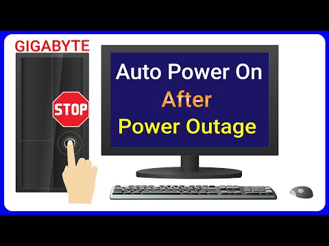How to Setup Computer to Auto Power On After Power Outage on Gigabyte Motherboard