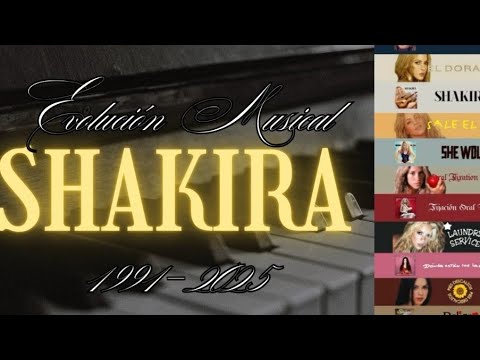 Evolución Musical de Shakira (1991-2025)