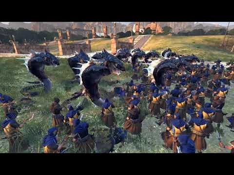 Sea serpent test (Warhammer 2 Sharkmen mod)