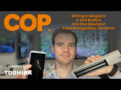 Wiring a Maglock & Exit Button into a Hikvision Face Recognition Terminal