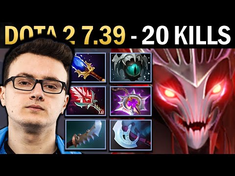 Spectre Gameplay Miracle with 20 Kills and Skadi - Dota 7.39