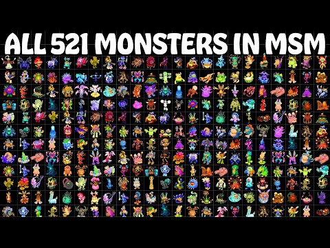 ALL 521 MONSTERS in My Singing Monsters (All Commons, Rares & Epics) | All Sounds & Animations