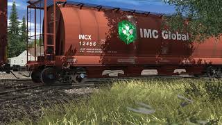 Trainz Railroad Simulator 2019 2 Manifest Trains at Romulus Crossing