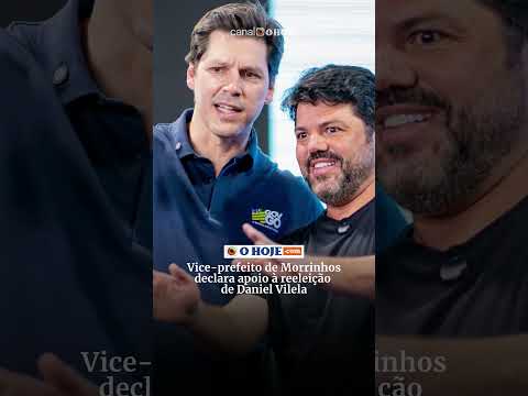 Vice-prefeito de Morrinhos declara apoio à reeleição de Daniel Vilela