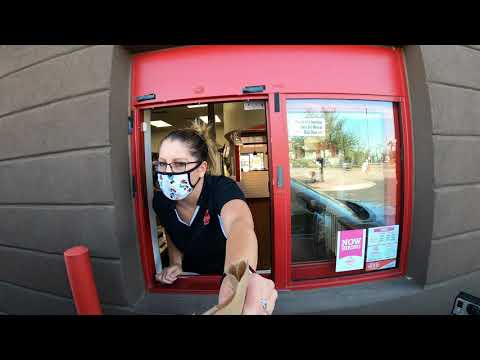 Arby's Drive-Thru, Roast Beef, Curly Fries, Sprite,...