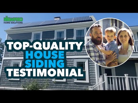 NEWPRO Siding Customer Close Up in Kingston, MA