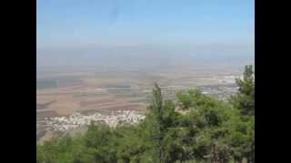 preview picture of video 'Givat Hamoreh, Afula - Panorama from Nebi Dahi'