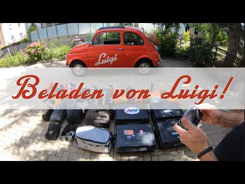 Luigi wird beladen-für die grosse Tour!