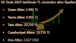 02.01.2025 altın #altınfiyatları #altın #gold #money #altınneolur ALTI