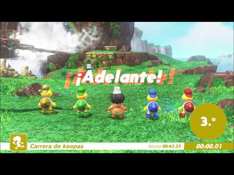 Super Mario Odyssey Carrera De Koopas Reino De Las Cataratas