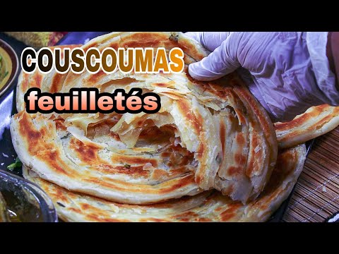 COUSCOUMA FEUILLETÉS AU LAIT ET À LA CIBOULETTES
