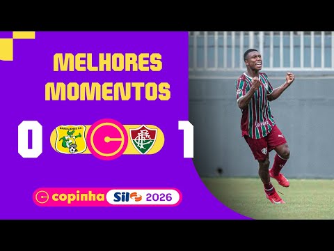 BRASILIENSE 0 X 1 FLUMINENSE | MELHORES MOMENTOS | 3ª RODADA | COPINHA SIL 2026