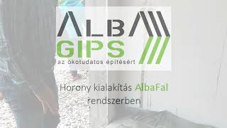 ALBAFAL GYPS BLOC válaszfalelem