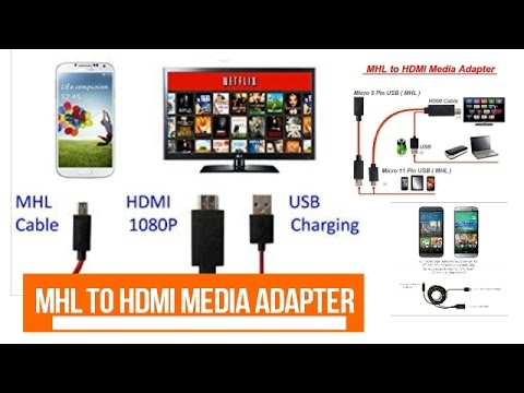 MHL to HDMI Media Adapter Hindi
