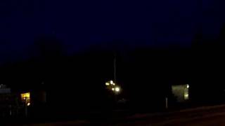 preview picture of video 'csx train engine at night'