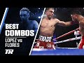 Venado Lopez Best Combos vs Gabe Flores | BOXING HIGHLIGHTS