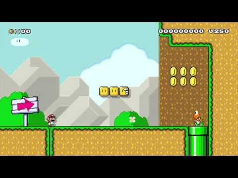 Crusher Cave by Frank - Super Mario Maker - No Commentary 1AD
