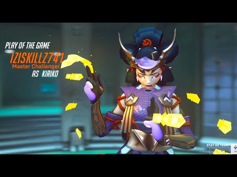 Amaterasu Kiriko Mythic Skin Gameplay | Overwatch 2