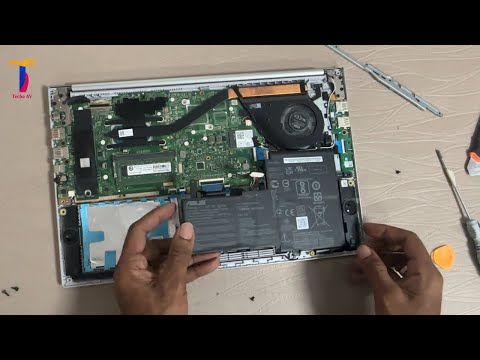 How to Replace ASUS VivoBook 15 K513E Battery | Disassembly